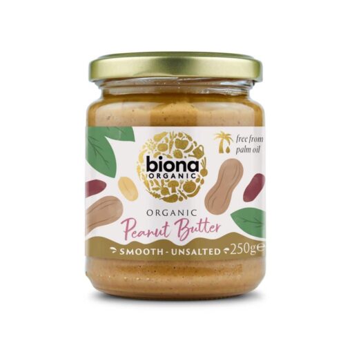 Biona BIO Finom földimogyoróvaj - só nélkül 250g