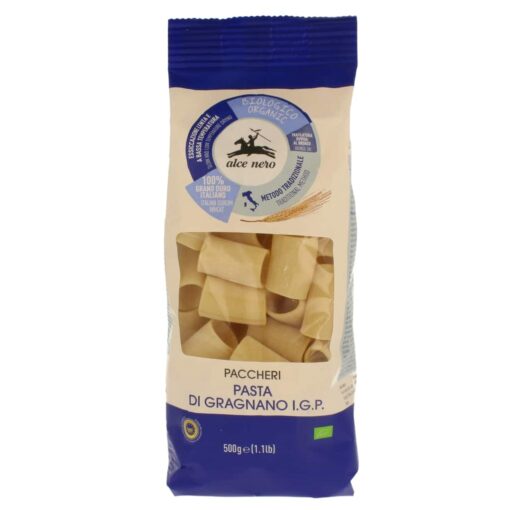 Alce Nero BIO Durum-búzadara paccheri 500g