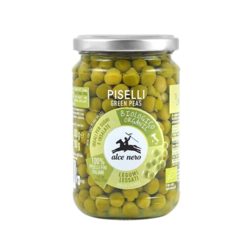 Alce Nero BIO Előfőzött borsó 300g