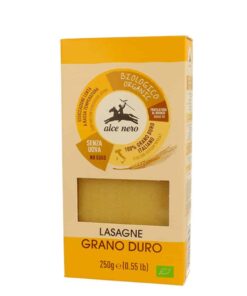 Alce Nero BIO Lasagne durum búzadarából 250g