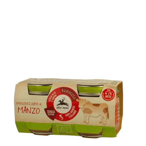Alce Nero BIO Marhapástétom babáknak 2*80g