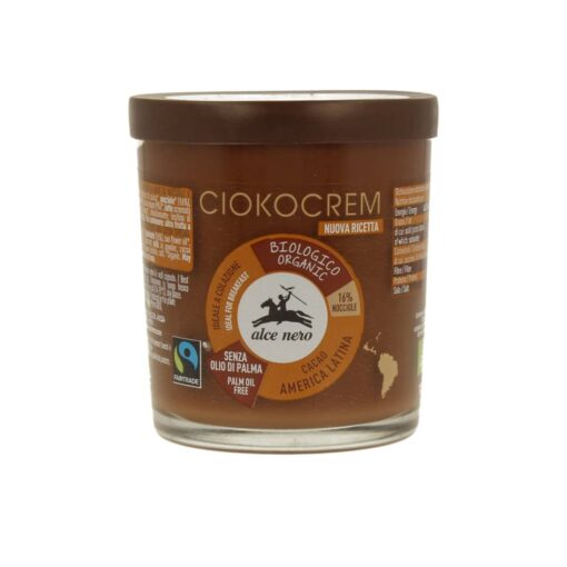 Alce Nero BIO Mogyoró-csokikrém 180g