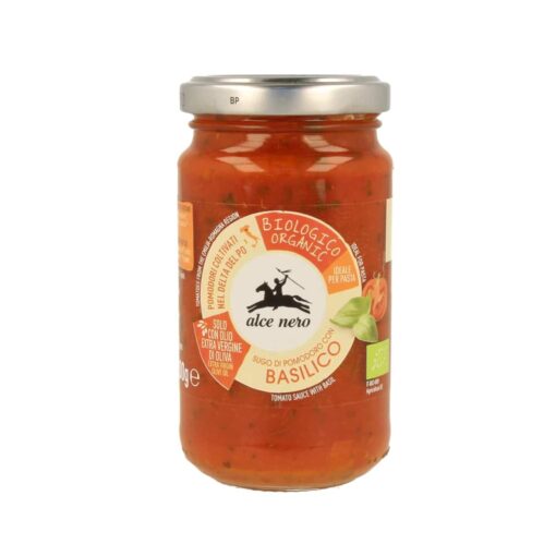 Alce Nero BIO Paradicsomszósz bazsalikommal 200g