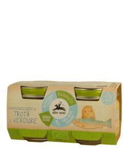 Alce Nero BIO Pisztráng-zöldségpástétom babáknak 2*80g