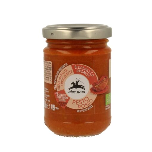 Alce Nero BIO Szárított paradicsomos pesto sajtokkal 130g