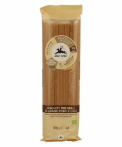 Alce Nero BIO Teljes kiőrlésű durum-csicseriborsó spagetti 500g