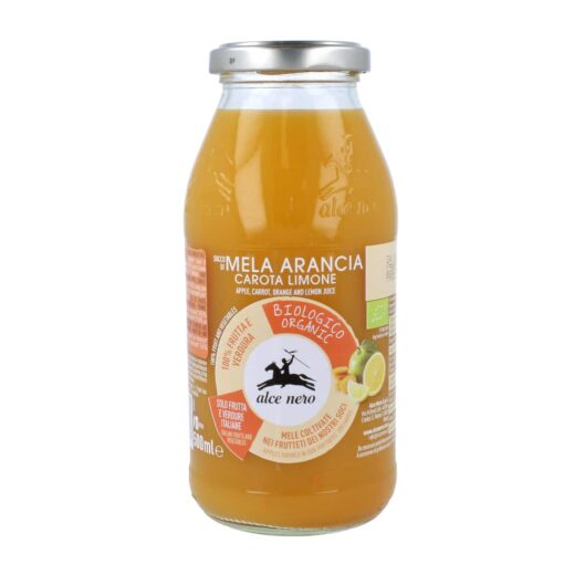 Alce Nero BIO Vegyes gyümölcslé (alma-narancs-citrom-répa) 500ml