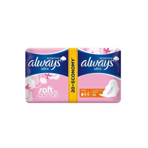 Always Ultra Sensitive Normal Plus Duo 20
