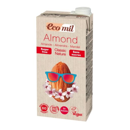 EcoMil BIO Mandulaital hozzáadott édesítő nélkül 1l