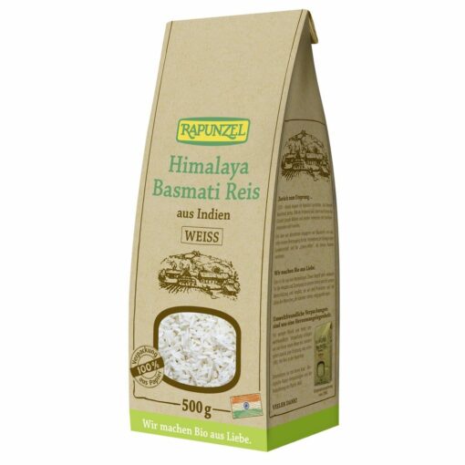 Rapunzel Basmati rizs Himalaya, fehér BIO 500g