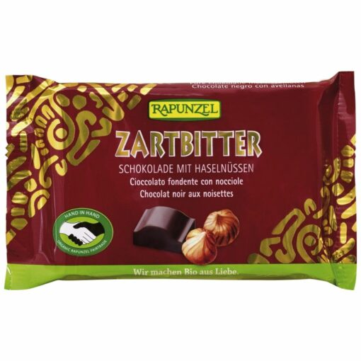 Rapunzel Crist félédes mogyorós csokoládé BIO 100g