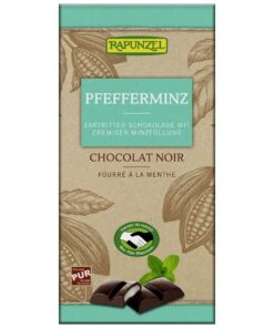 Rapunzel Félédes csokoládé mentolos krémmel BIO VEGÁN 100g