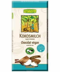 Rapunzel Kókusztejes csokoládé kókuszvirág cukorral, vegán BIO 80g