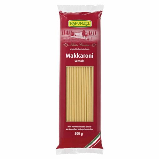 Rapunzel Makaróni durum fehér BIO 500g