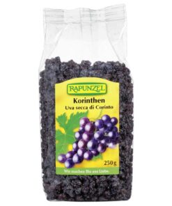 Rapunzel Mazsola Korintoszi kék szőlőből BIO 250g
