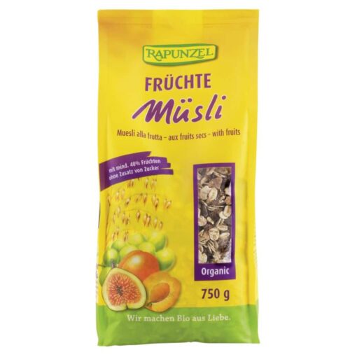 Rapunzel Müzli gyümölcsös BIO 750g