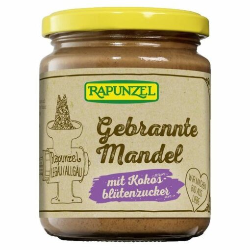 Rapunzel Pörkölt mandulakrém mand.darabokkal kókuszv.cuk. BIO 250g