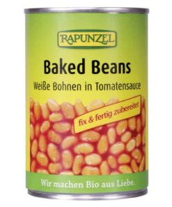 Rapunzel Sült bab fehér, par.szószban BIO 400g