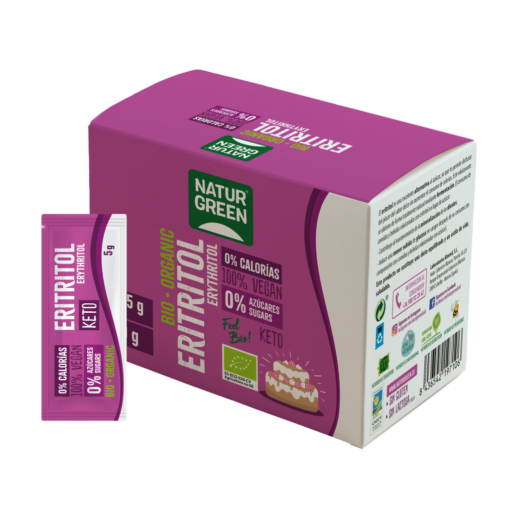 NaturGreen BIO Eritrit, tasakos 52x5g (270g)