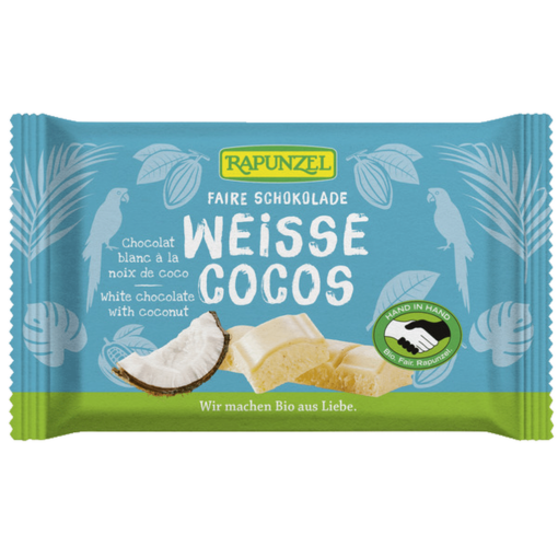 Rapunzel Kókuszos fehércsokoládé BIO 100g