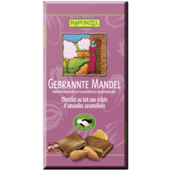 Rapunzel Tejcsokoládé mézes mandulás grillázzsal BIO 100g