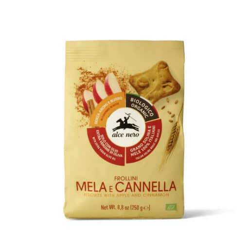 Alce Nero BIO Almás-fahájas keksz 250g