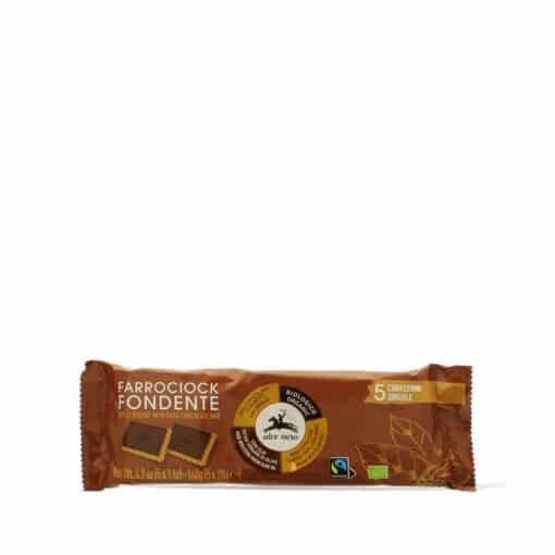 Alce Nero BIO Tönkölybúza keksz étcsokoládéval 5x28g (140g)