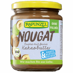 Rapunzel Mogyorós nugátkrém pálmaolaj nélkül, kókuszvirág cukorral BIO 250g
