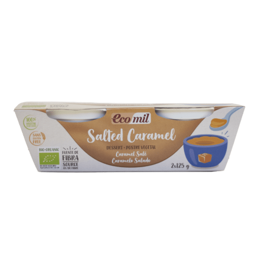 Ecomil BIO Desszert Sós karamell 2x125g