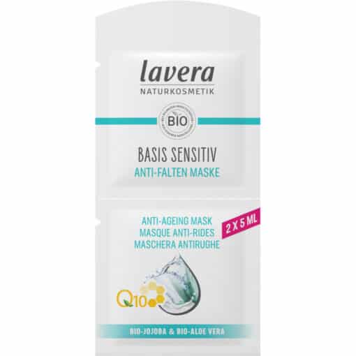 lavera BASIS S Q10 öregedésgátló arcmaszk 2*5ml
