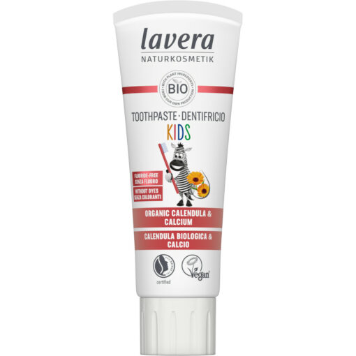 lavera BASIS S gyermekfogkrém fluoridmentes VEGÁN 75ml