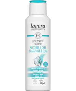 lavera BASIS S hidratáló és ápoló sampon, érzékeny fejbőrre 200ml