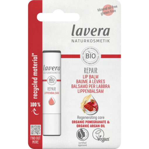 lavera LIPS ajakbalzsam regeneráló VEGÁN 4,5g