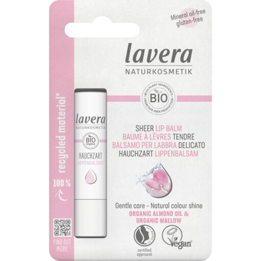 lavera LIPS ajakbalzsam gyöngyház pink VEGÁN 4,5g