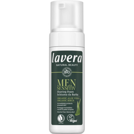 lavera MEN SENSIT. borotválkozó hab VEGÁN 150ml