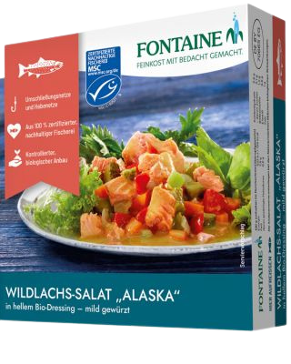 Fontaine Vadlazac saláta bio dresszinggel "Alaszka" 200g