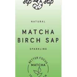 SipSap Nyírfavíz matcha-val 250ml