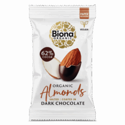 Biona BIO Étcsokoládéval bevont pörkölt mandula 30g