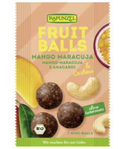 Rapunzel Gyümölcsgolyó mango-maracuja & kesudió BIO 49g