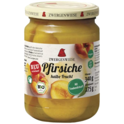Zwergenwiese BIO Őszibarack befőtt 340g