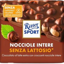 Ritter Sport Laktózmentes Egészmogyorós csokoládé táblás csokoládé