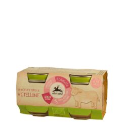 Alce Nero BIO Borjúpástétom babáknak 2*80g