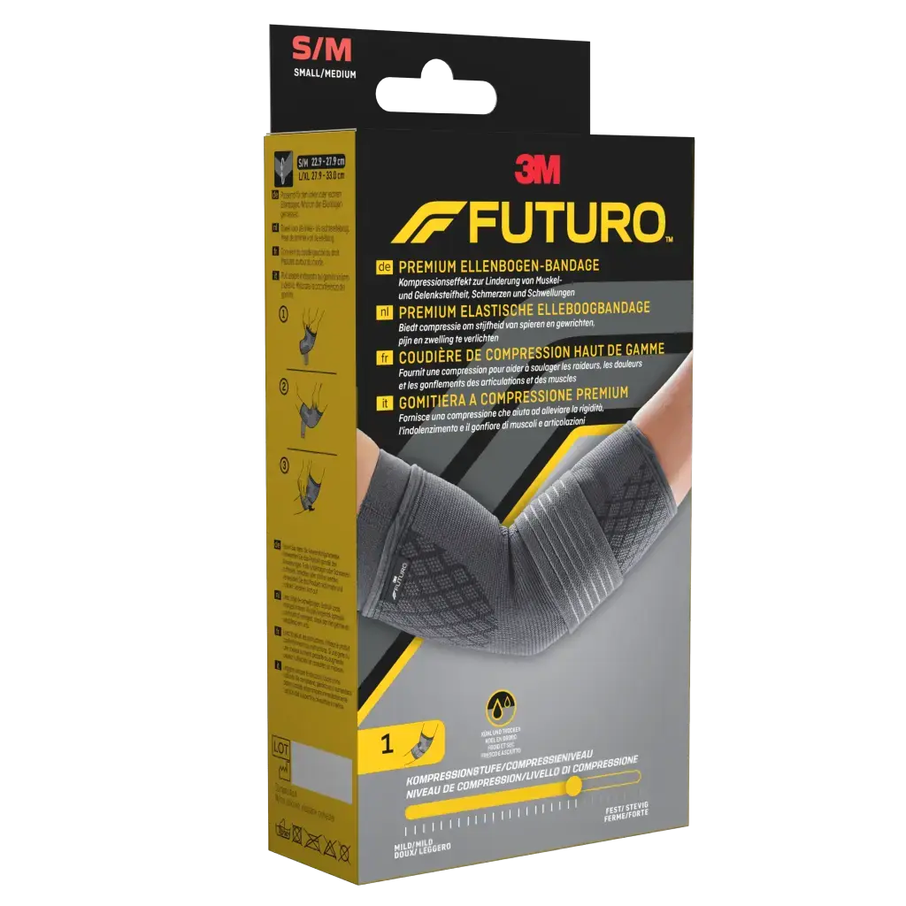 FUTURO Prémium kompressziós könyökrögzítő S M 22,9–27,9 cm
