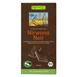 Rapunzel Nirwana Noir keserű töltött csokoládé BIO 100g