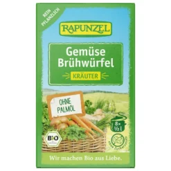 Rapunzel Zöldségleveskocka fűszeres BIO 68g